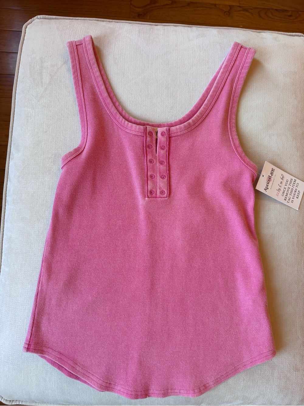 Apricot Lane Pink Ribbed Tank